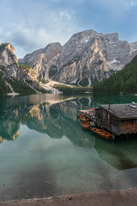 Lago Braies in the Dolomites