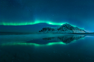 Northern Lights in Loften Islands