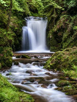 Watefall in the Black Forest in Germany