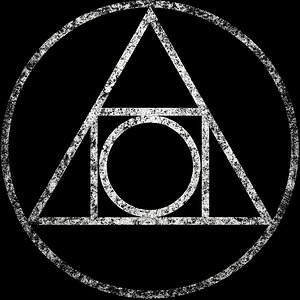 Distressed Philosophers Stone Symbol