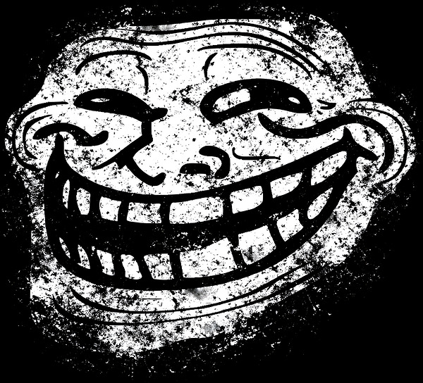 Distressed Trollface Meme by MetalByte