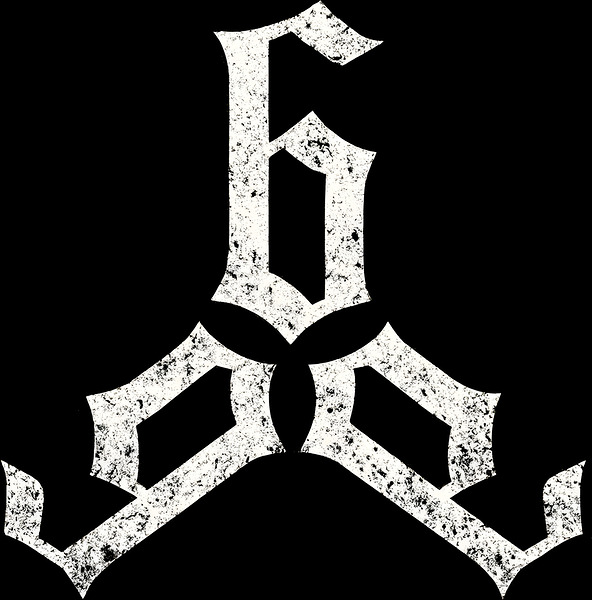 Distressed Gothic 666 Triangular Sigil by MetalByte