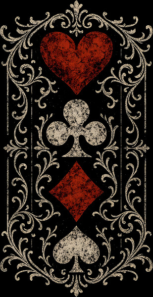 Vintage Playing Card Suits by MetalByte