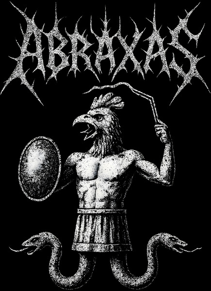 Abraxas Gnostic Deity Occult Black Metal Art by MetalByte