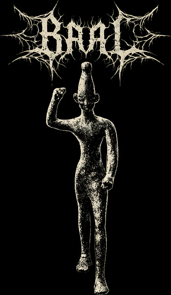 Baal Ancient God Distressed Canaanite Black Metal Art by MetalByte