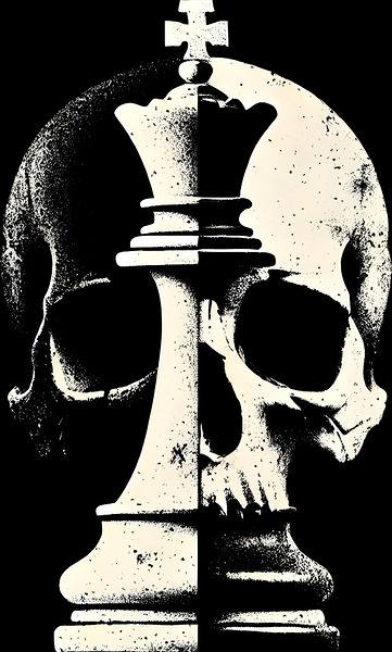 Checkmate Skull - King of Death by MetalByte