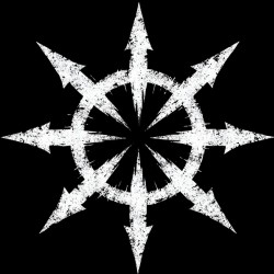 Chaos Star Distressed Eight Pointed Occult Symbol