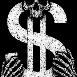 Skull Dollar Sign