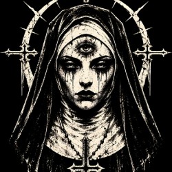 Cursed Gothic Nun Third Eye Religious Horror