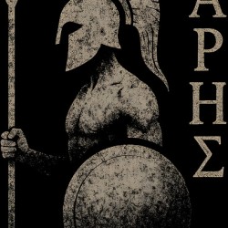 Ares Greek God of War   Distressed Spartan Warrior Art