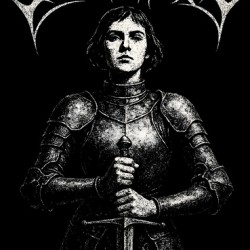 Joan of Arc Distressed Black Metal Armor Saint Art