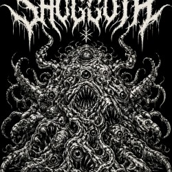 Shoggoth Cosmic Horror Distressed Black Metal Lovecraft Art