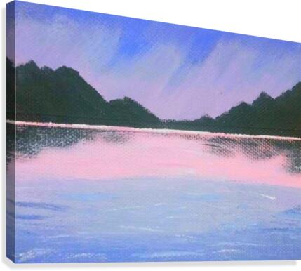 Pink sunset Canvas Print