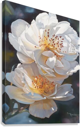 In Her Shadow Canvas Print