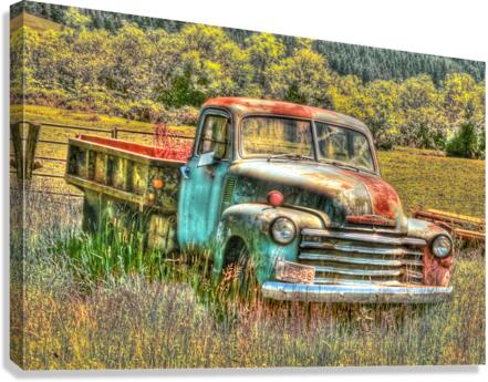 Old Chevys Never Die 16x24 300dpi Canvas Print
