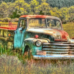 Old Chevys Never Die 16x24