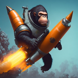 Ape to the moon