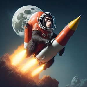 Ape to the moon 2