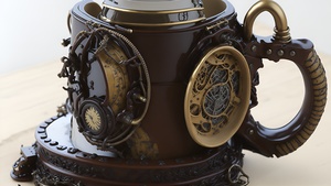 Steampunk barista 2-2
