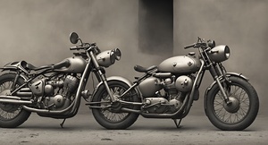 Motorcycle built for two 