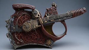 Steampunk Musical Instrument 1-4