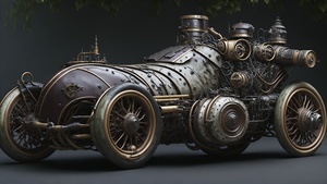Steampunk Racecar 2-3
