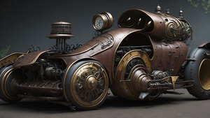 Steampunk Racecar 3-3
