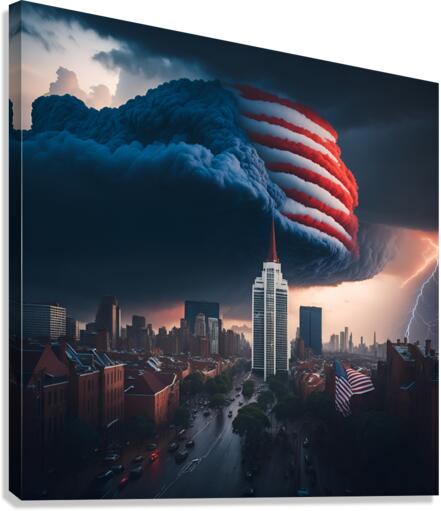 The storm is upon us 4 of 4  Canvas Print
