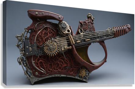 Steampunk Musical Instrument 1-4  Canvas Print
