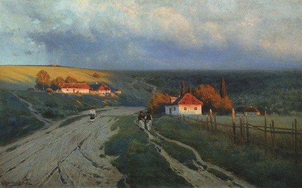 Evening in Ukraine, 1901 Print