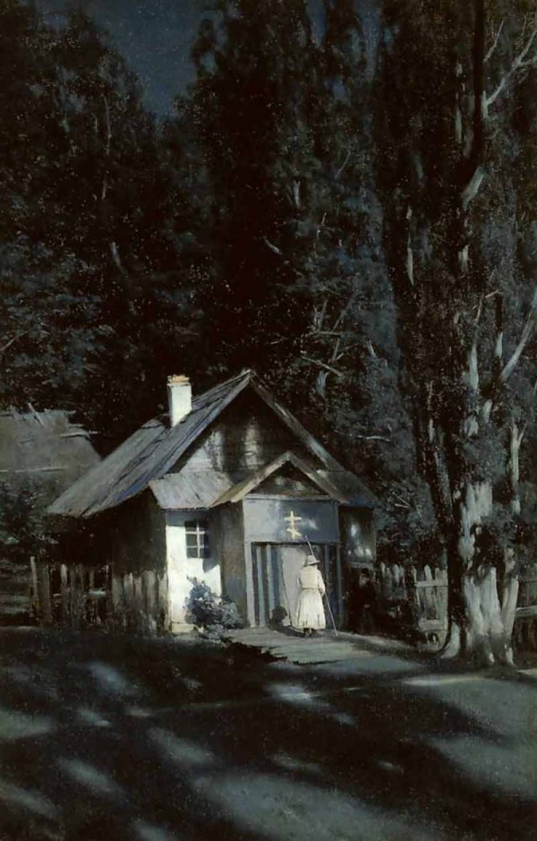 Skit on a moonlit night Print