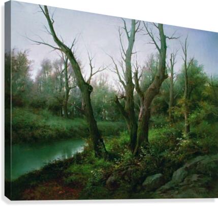 A cold day Canvas Print