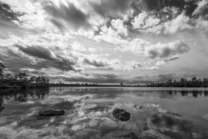 Clouds Touching the Water