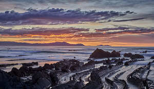 Sunset in Barrika