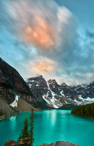 Moraine Lake at Sunset