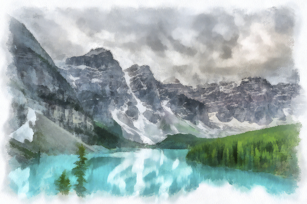 20130626 Imaginary Waters 0001 DAP Aquarell upsca Print