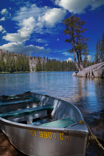 Boat at Lake Tahoe Print