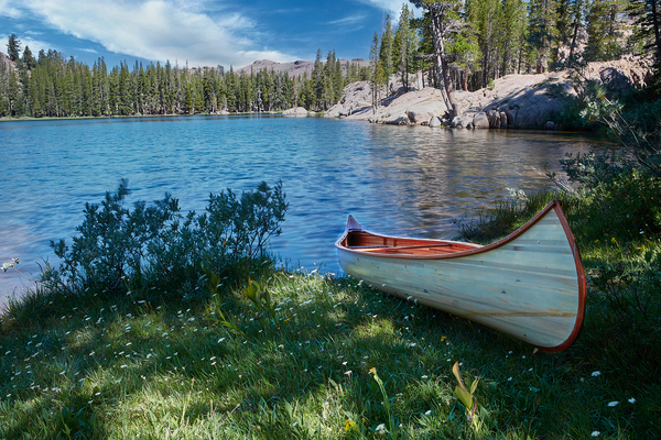 Canoe in Lake Tahoe Print