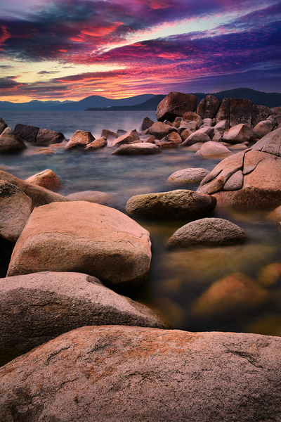 Another Sunset on Lake Tahoe  Print