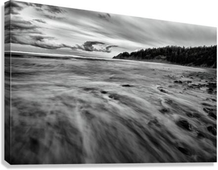  oregon shore Canvas Print