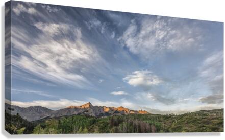 sweeping clouds Canvas Print