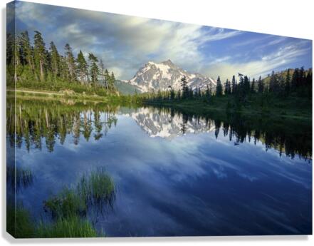 Mount Baker at Picture Lake Canvas Print