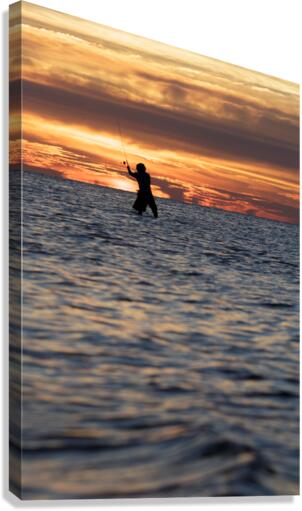 Last Cast Canvas Print