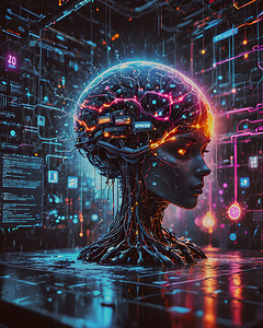 AI Art Abstract Art Thinking Artificial Intelligence 2