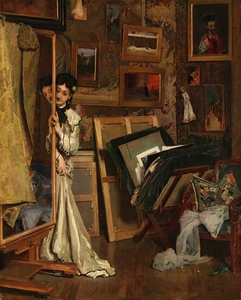 Alfred Stevens The Psyche My Studio ca 1871