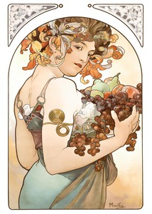 Alphonse Mucha   Fruit   1897