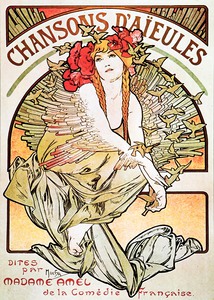 Alphonse Mucha Chansons D aieules 1898