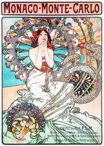 Alphonse Mucha Manaco Monte Carlo   1897