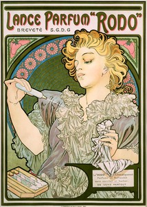 Alphonse Mucha lance parfum rodo 1896