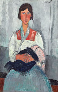 Amadeo Modigliani 1884  1920 Gypsy Woman with Baby